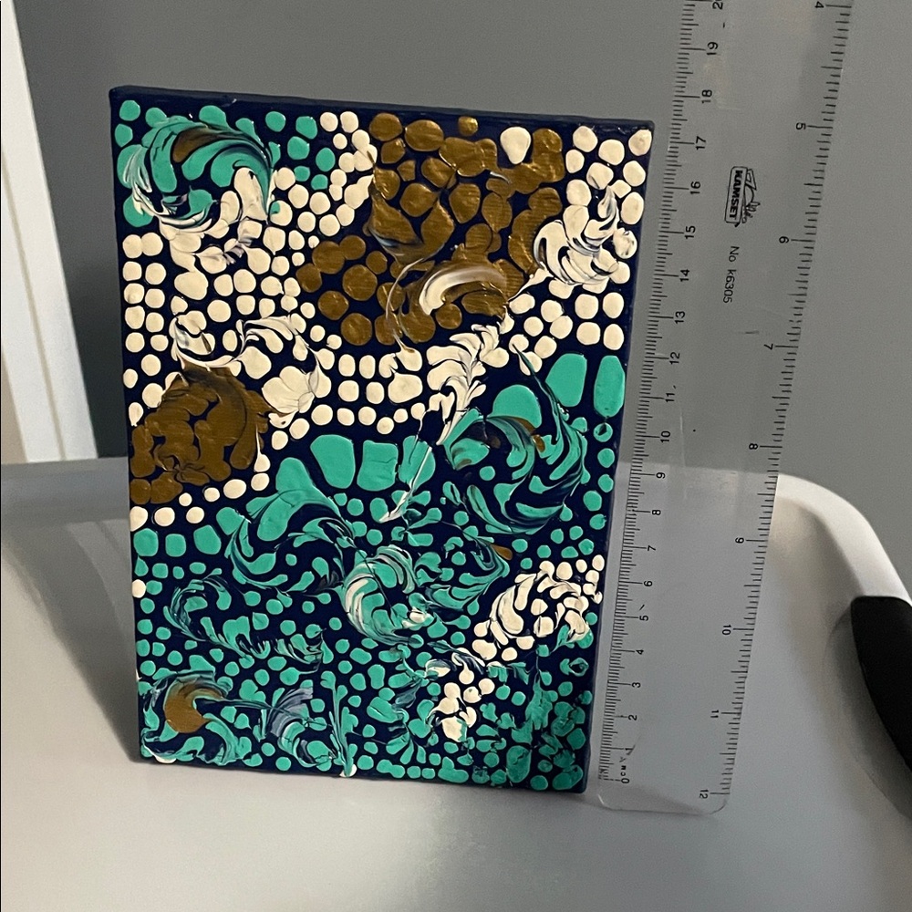 Colorful Abstract Canvas Art - Picture 4 of 4